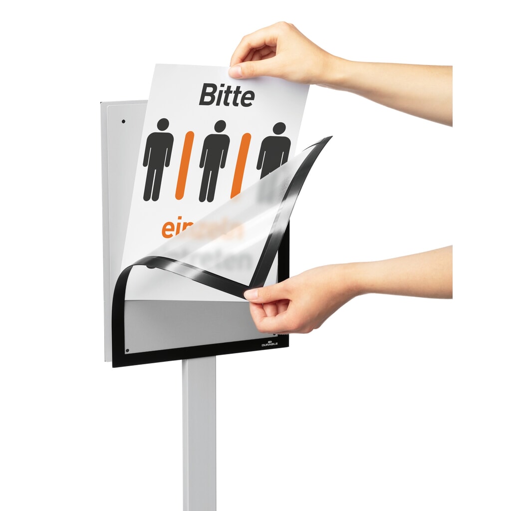 N° de l'image du produit 2 : Présentoir au sol INFO STAND Basic DURABLE, DIN A4