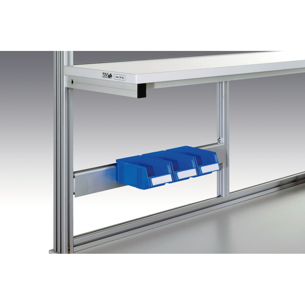 Profilé à caisson BP pour table de travail TRESTON WB, ESD, longueur 985 mm N° de l'image du produit 6 : Profilé à caisson BP pour table de travail TRESTON WB, ESD, longueur 985 mm