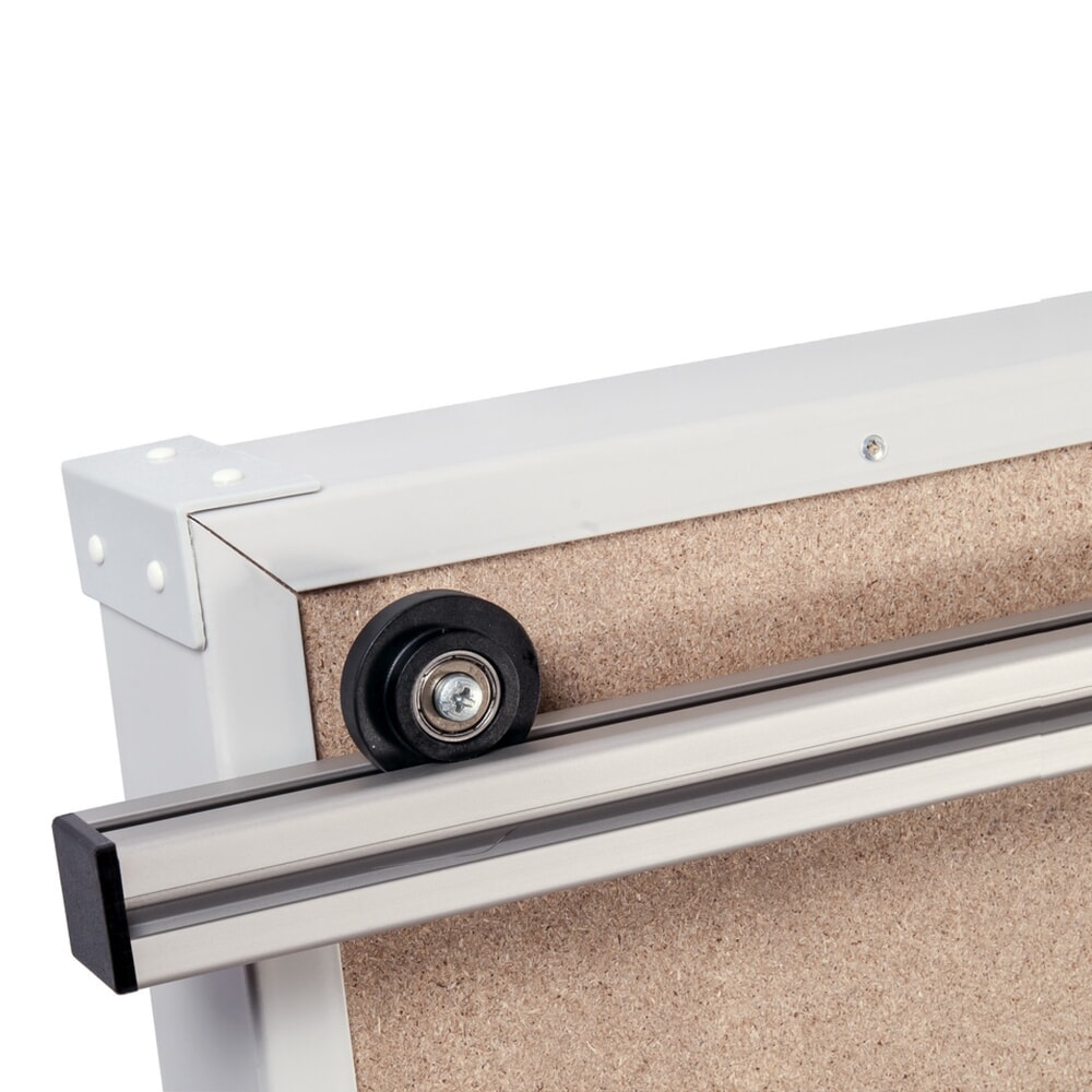 Illustration du produit: Profilé mural pour Flexoboard avec 1 segment, longueur de 330 mm, matériel de montage inclus