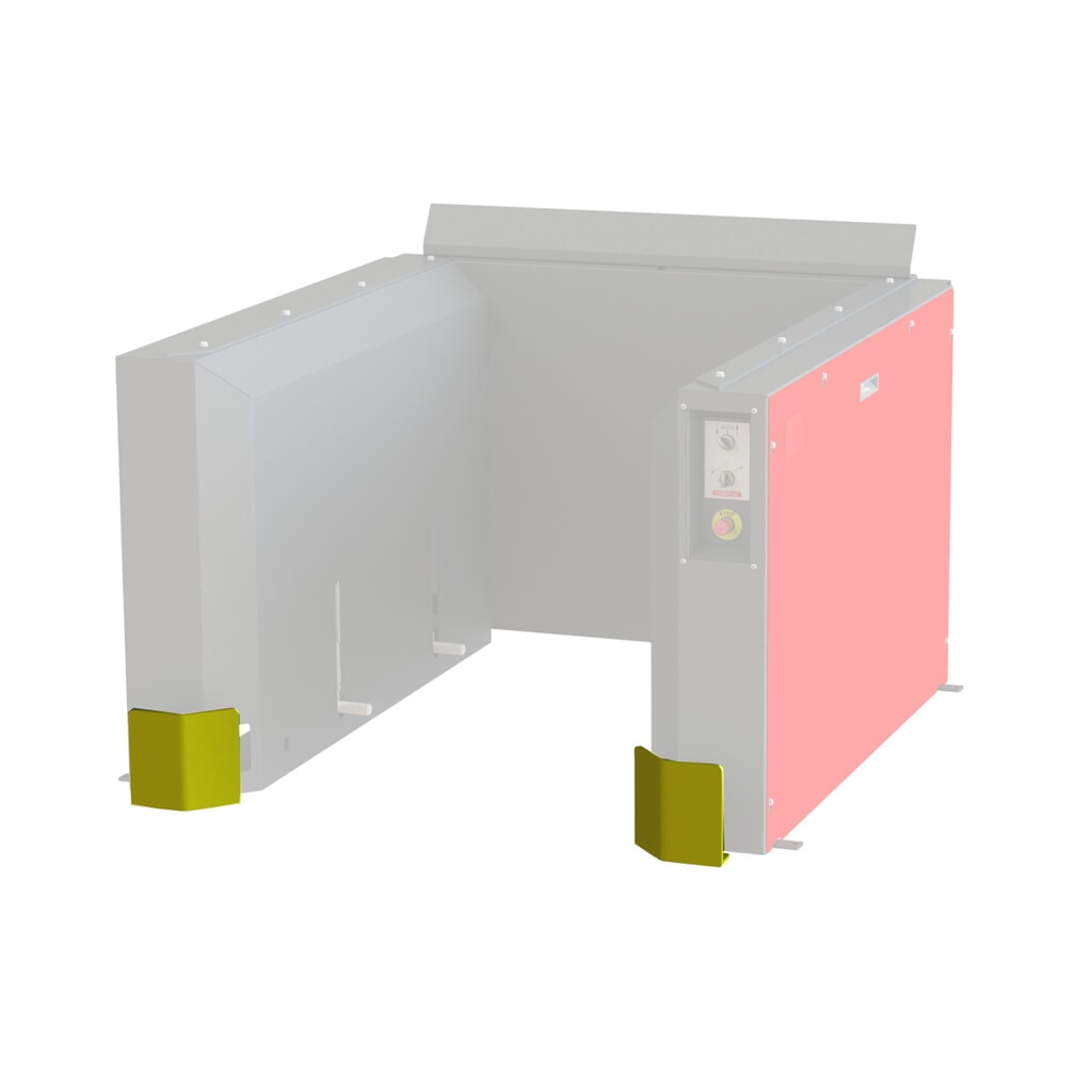 Protection pour chariot élévateur pour magasin à palettes Pallet Master, acier 10 mm Illustration du produit: Protection pour chariot élévateur pour magasin à palettes Pallet Master, acier 10 mm