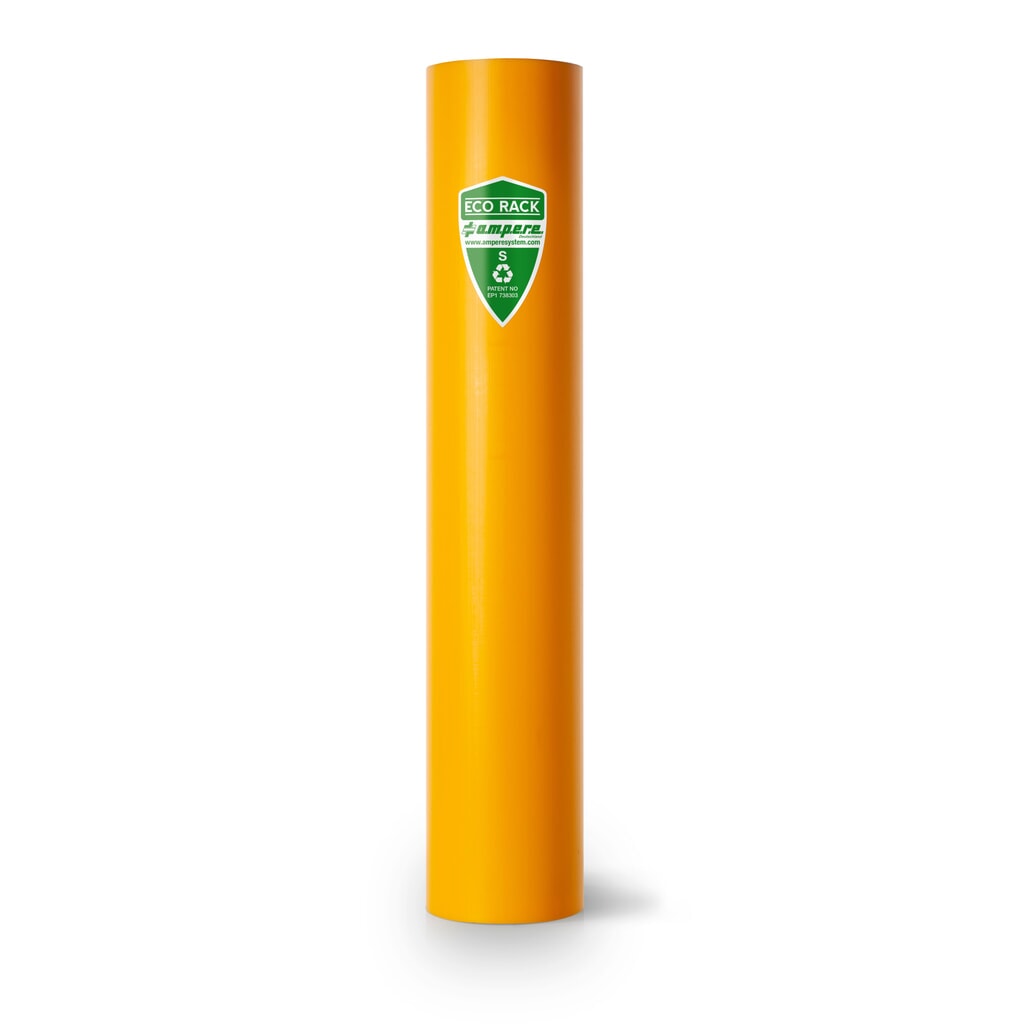 A.M.P.E.R.E. Protection contre les chocs pour rayonnages Eco Rack, en plastique, modèle S, cotes intérieures Hxl 600 x 70-87 mm Illustration du produit: A.M.P.E.R.E. Protection contre les chocs pour rayonnages Eco Rack, en plastique, modèle S, cotes intérieures Hxl 600 x 70-87 mm