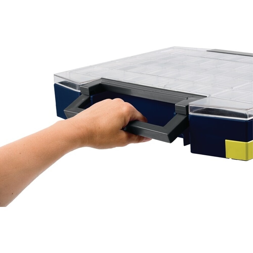 N° de l'image du produit 4 : raaco Sortimentskoffer boxxser, 15 Fächer mit Profilraster, B298xT284xH55mm