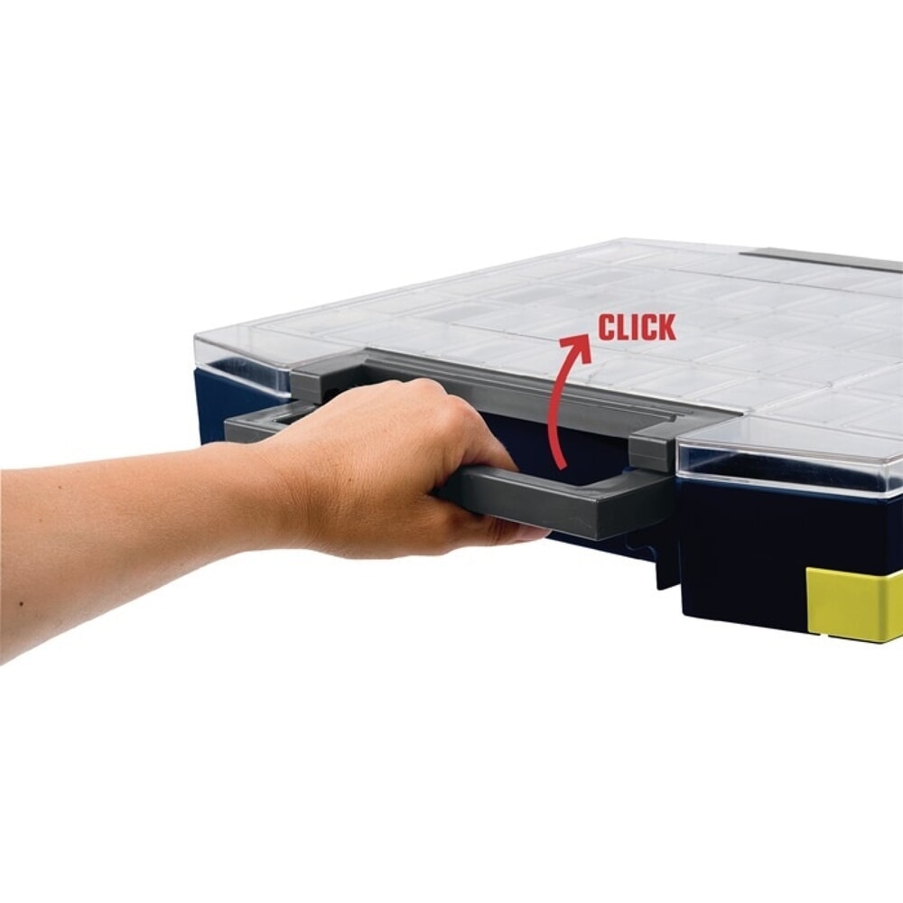 N° de l'image du produit 5 : raaco Sortimentskoffer boxxser, 15 Fächer mit Profilraster, B298xT284xH55mm
