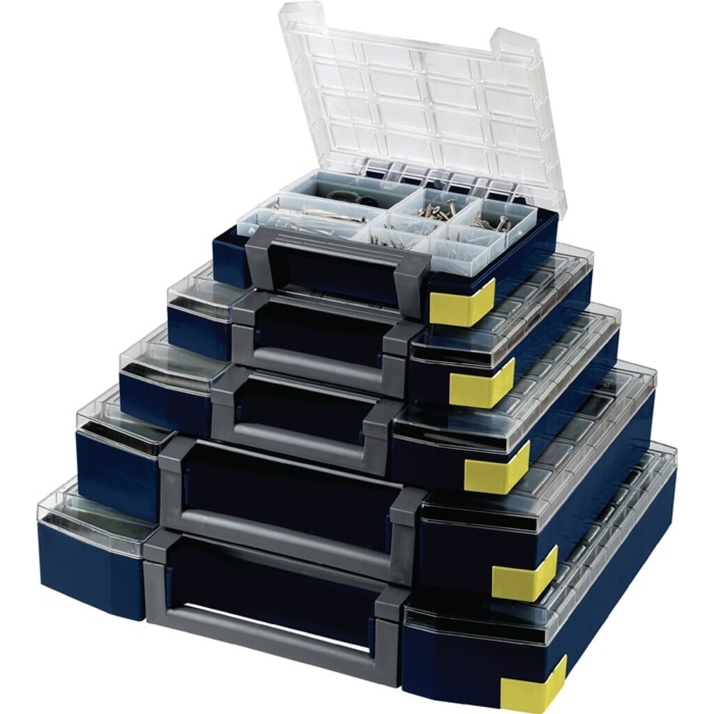 N° de l'image du produit 1 : raaco Sortimentskoffer boxxser, 9 Fächer mit Profilraster, B241xT225xH55mm