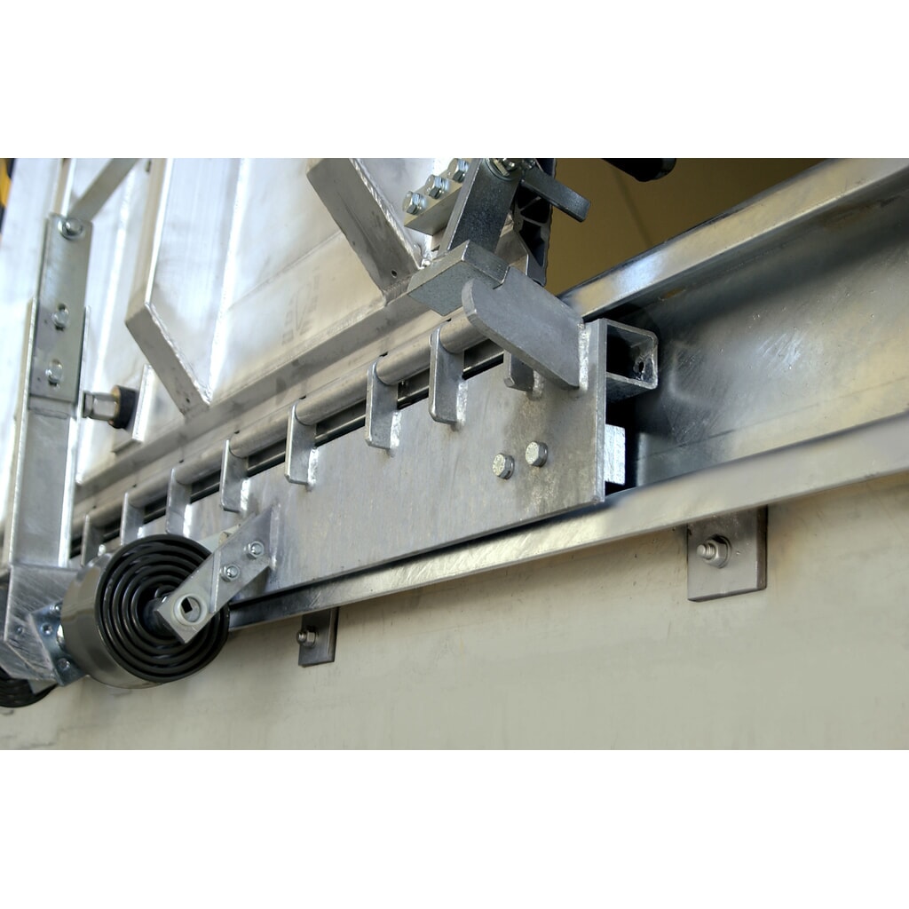 Rail de guidage pour pont de chargement à rampes FBSV