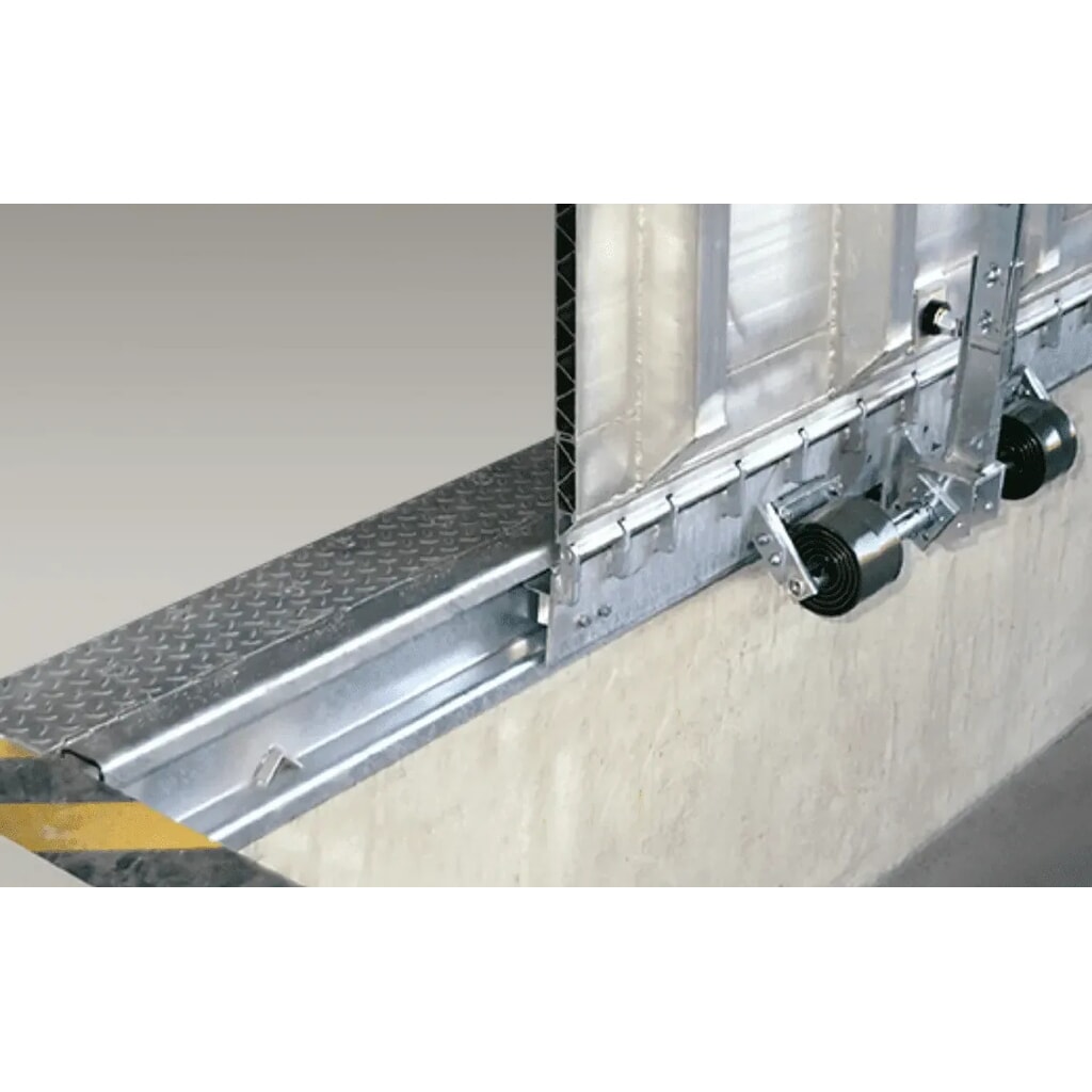 Rail de guidage pour pont de chargement à rampes, longueur 2 000 mm, galvanisé N° de l'image du produit 2 : Rail de guidage pour pont de chargement à rampes, longueur 2 000 mm, galvanisé