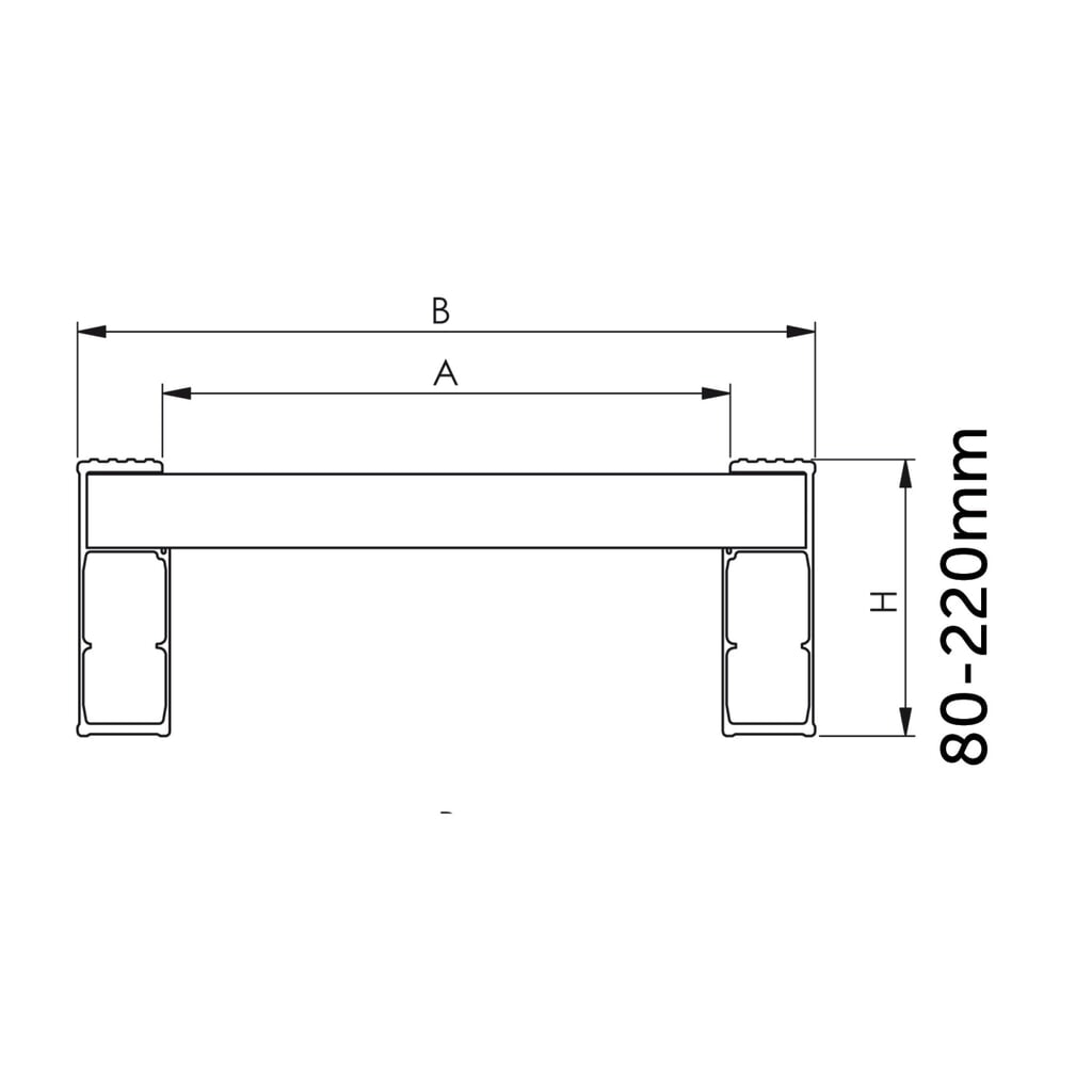 Rails de chargement à barreaux, sans bordure, capacité de charge 1 660 kg/paire, longueur 2 340 mm N° de l'image du produit 7 : Rails de chargement à barreaux, sans bordure, capacité de charge 1 660 kg/paire, longueur 2 340 mm