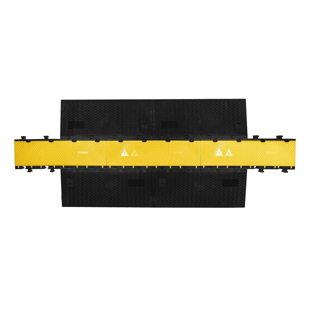 N° de l'image du produit 5 : Rampe avec passage de câbles Defender® 3 2D by Adam Hall, noire