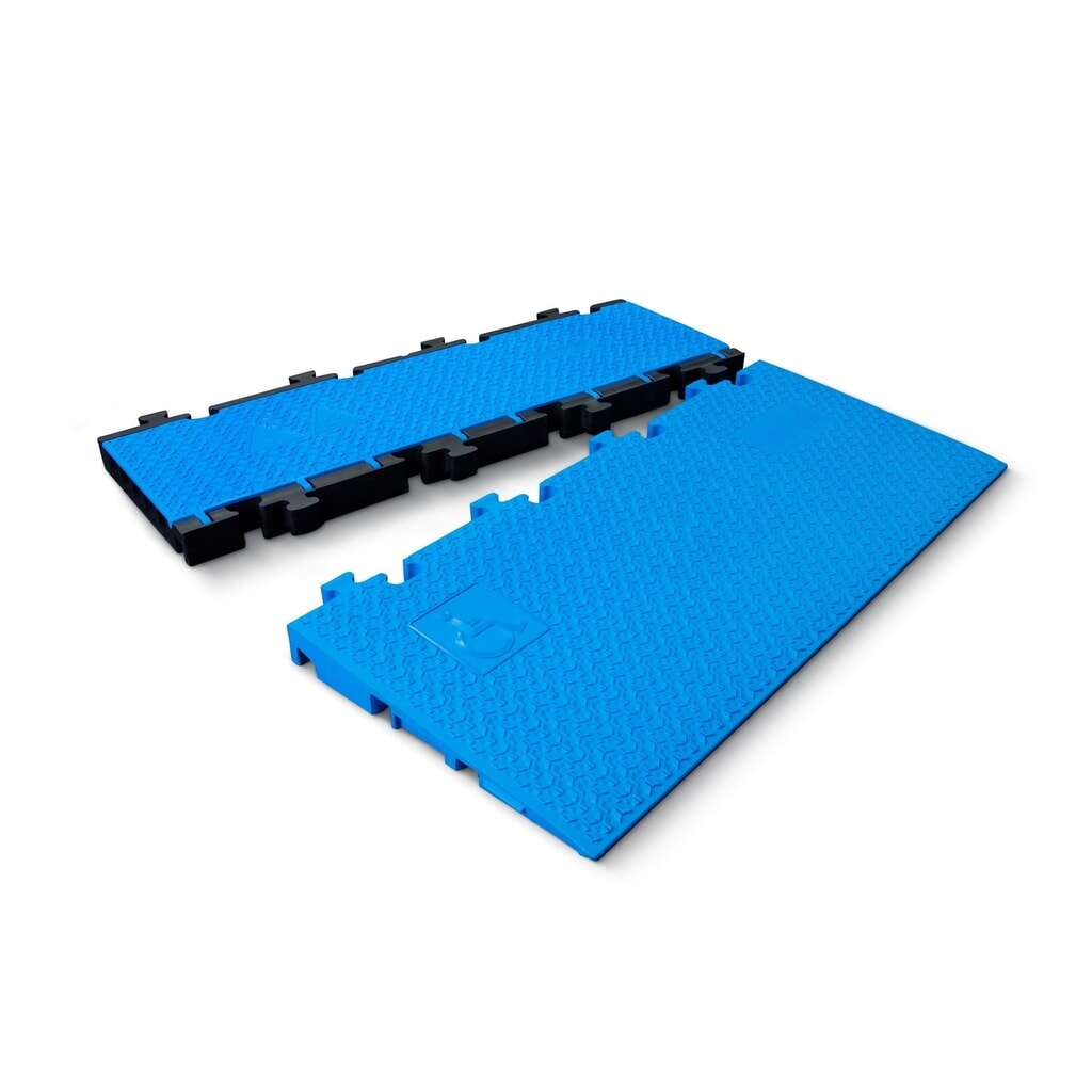 N° de l'image du produit 4 : Rampe avec passage de câbles Defender® MIDI 5 2D by Adam Hall, bleue