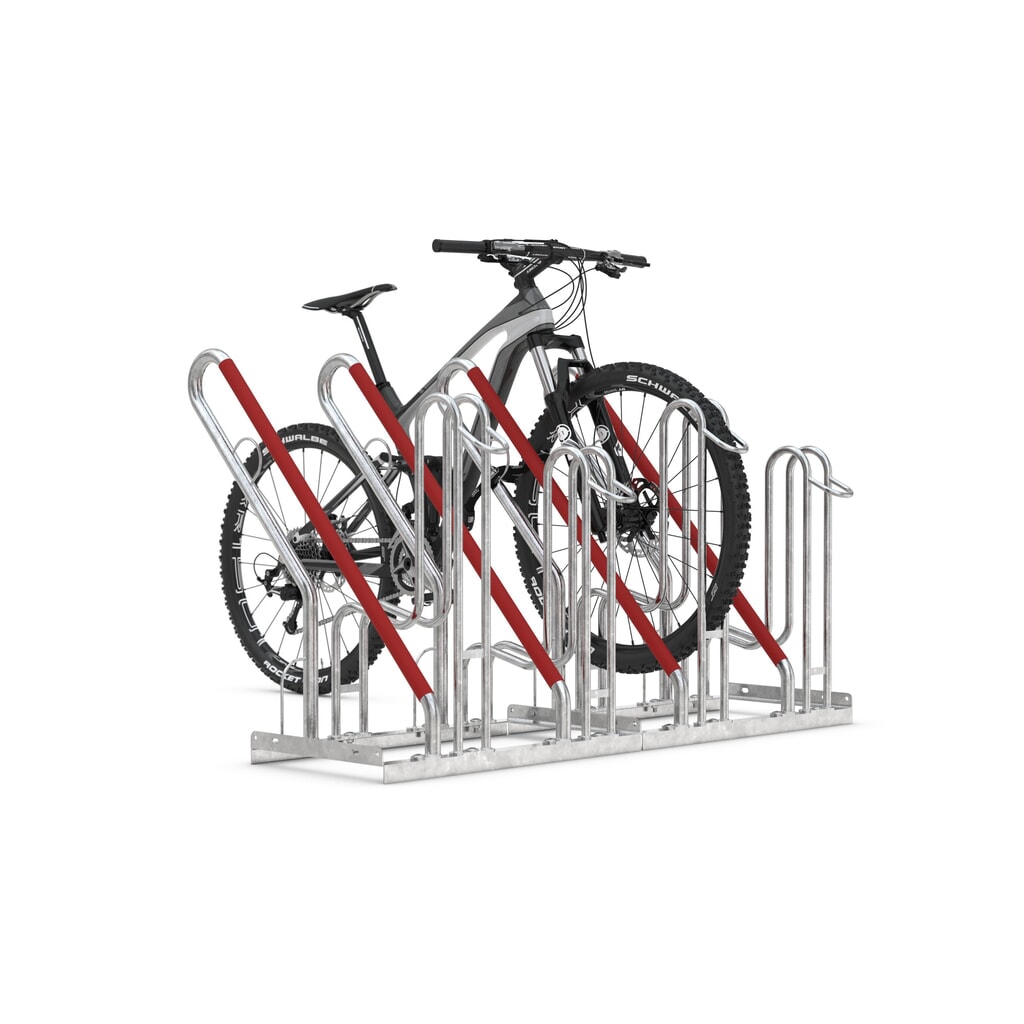 N° de l'image du produit 9 : Range-vélo avec Dispositif d'accrochage, 1 face, 4 places de parking