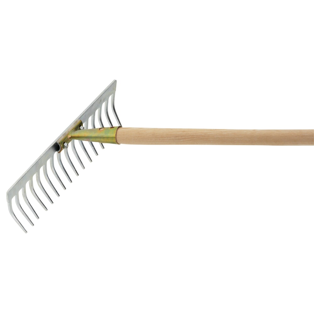 Illustration du produit: Râteau de jardin professionnel FLORA, trempé et réglable, 14 dents, largeur 360 mm