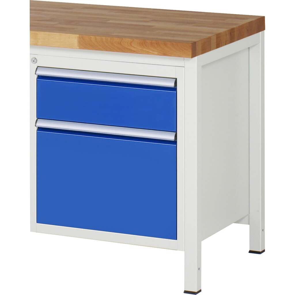 RAU Armoire à tiroirs Série 7000, caisson sous plateau, HxlxP 620 x 580 x 650 mm, 2 tiroirs 1 x 180, 1 x 360 mm Illustration du produit: RAU Armoire à tiroirs Série 7000, caisson sous plateau, HxlxP 620 x 580 x 650 mm, 2 tiroirs 1 x 180, 1 x 360 mm