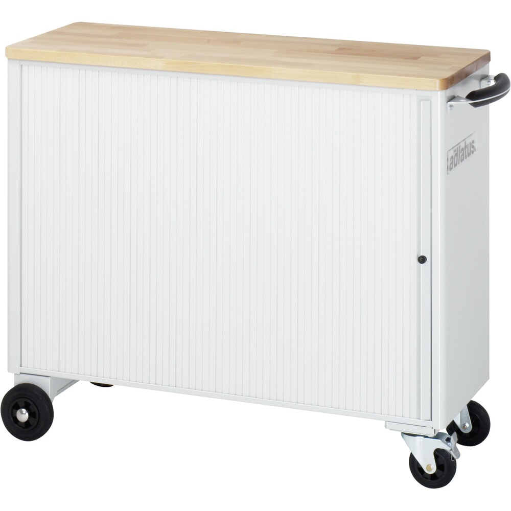 N° de l'image du produit 4 : RAU Chariot pour outils série adlatus, HxLxP 860 x 1 025 x 400 mm, 4 tiroirs 2 x 40, 2 x 105 mm, Plan de travail en hêtre