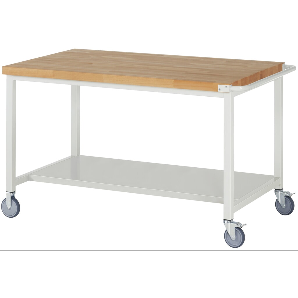 Illustration du produit: RAU Établi mobile série 8000, HxlxP 880 x 1 500 x 900 mm, tablette inférieure