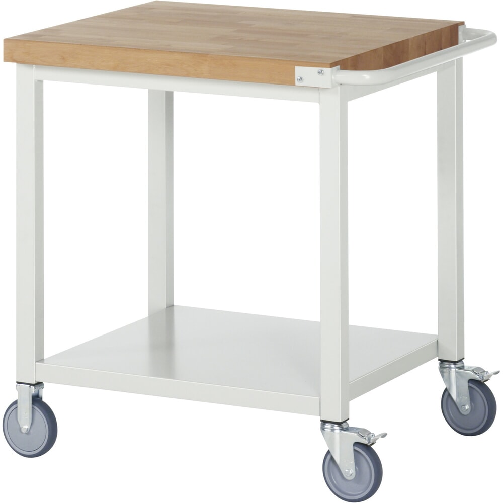Illustration du produit: RAU Établi mobile série 8000, HxlxP 880-1 080 x 750 x 700 mm, 1 tablette, profondeur 650 mm