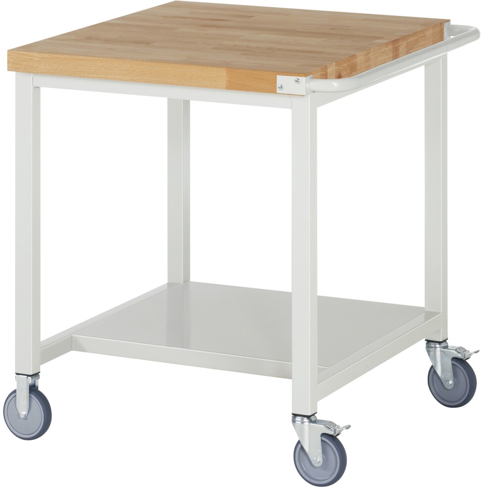 Illustration du produit: RAU Établi mobile série 8000, HxlxP 880-1 080 x 750 x 900 mm, 1 tablette, profondeur 650 mm