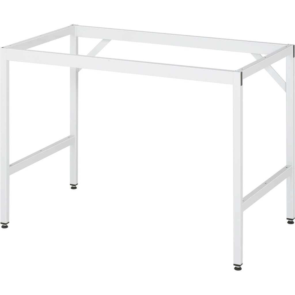 N° de l'image du produit 3 : RAU Établi réglable en hauteur série JERRY, HxlxP 800-850 x 1 250 x 1 000 mm, Plan de travail avec revêtement universel / linoléum