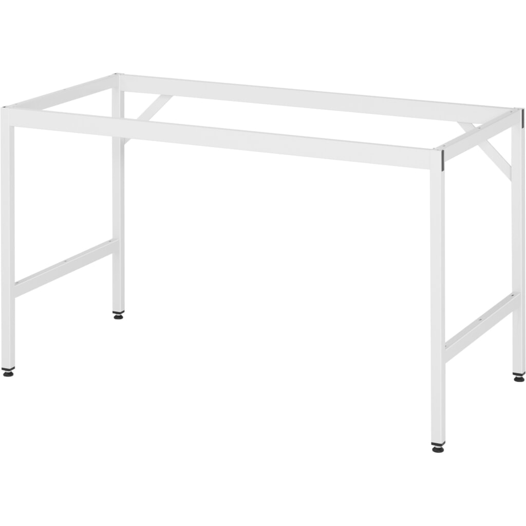 RAU Établi réglable en hauteur série JERRY, HxlxP 800-850 x 1 500 x 800 mm, Plan de travail avec revêtement en mélamine N° de l'image du produit 3 : RAU Établi réglable en hauteur série JERRY, HxlxP 800-850 x 1 500 x 800 mm, Plan de travail avec revêtement en mélamine