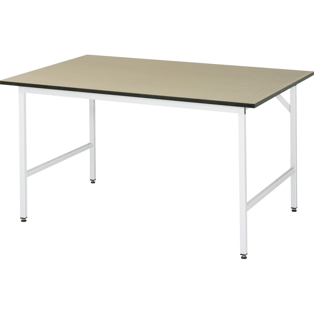 Illustration du produit: RAU Établi réglable en hauteur série JERRY, HxlxP 800-850 x 1 500 x 1 000 mm, Plan de travail en MDF