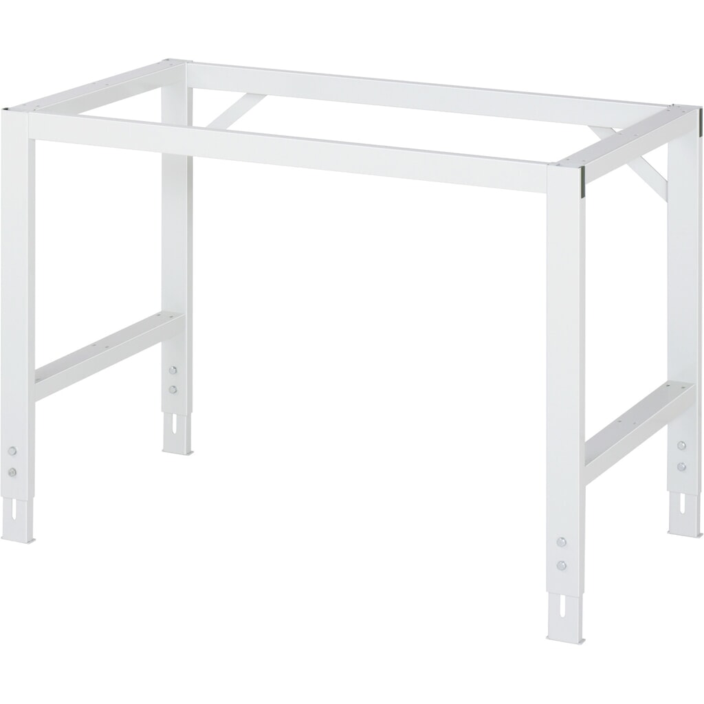 N° de l'image du produit 2 : RAU Kit d'atelier TOM en 2 parties, avec table de travail, HxlxP 760-1 080 x 1 250 x 1 000 mm, plan de travail en mélamine, plus caisson à roulettes avec 2 tiroirs, HxlxP 690 x 480 x 600 mm