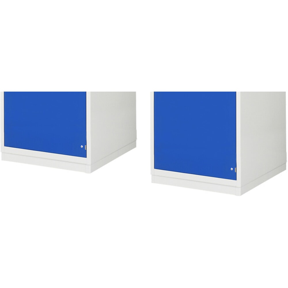 N° de l'image du produit 5 : RAU Établi série 7000, 2 caissons, HxlxP 890 x 2 500 x 700 mm, 2 tiroirs, 2 portes battantes, 2 tablettes