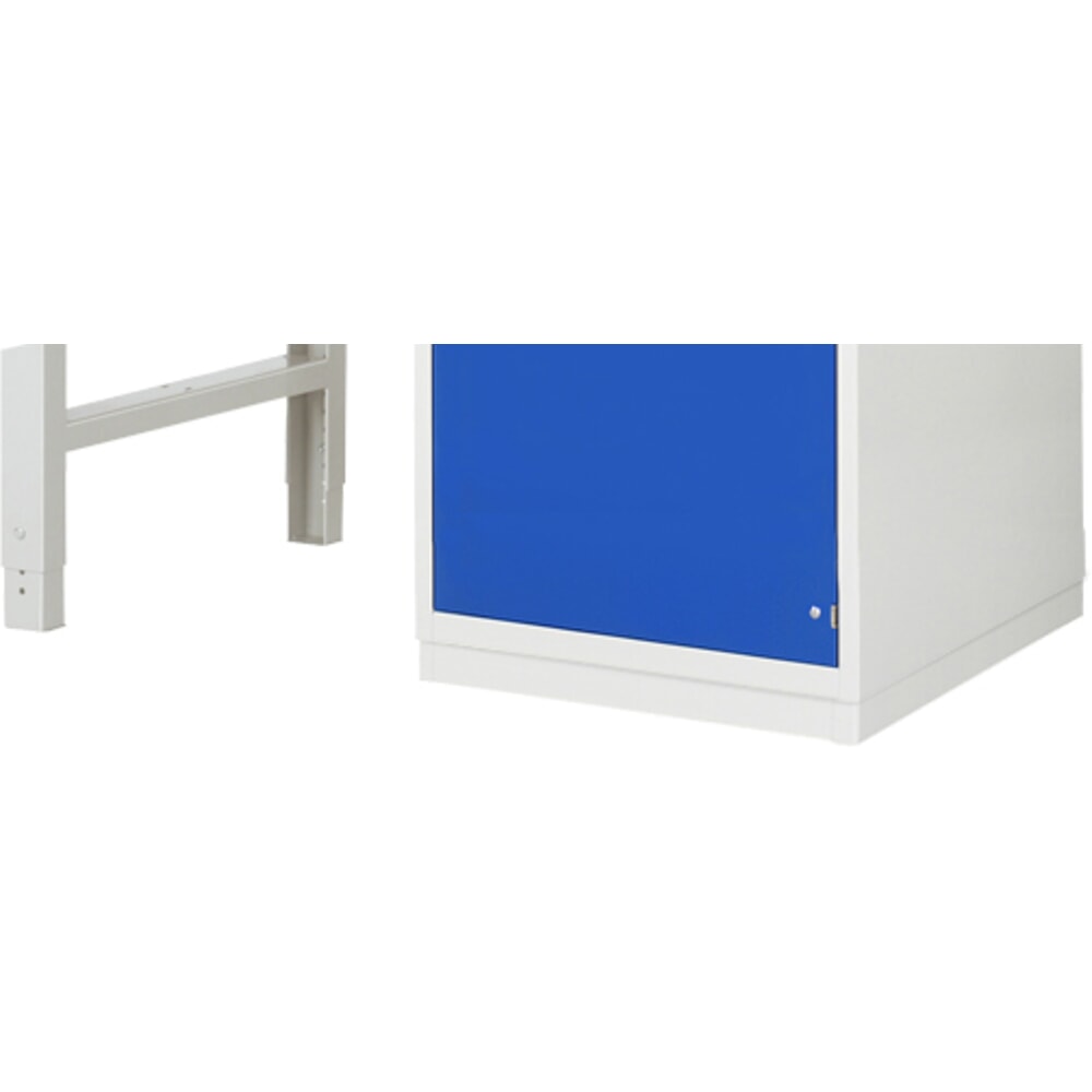 N° de l'image du produit 5 : RAU Établi série 7000, 1 caisson, HxlxP 890 x 1 000 x 900 mm, 3 tiroirs extractibles à 90 % 2 x 180, 1 x 360 mm, capacité de charge des tiroirs 100 kg