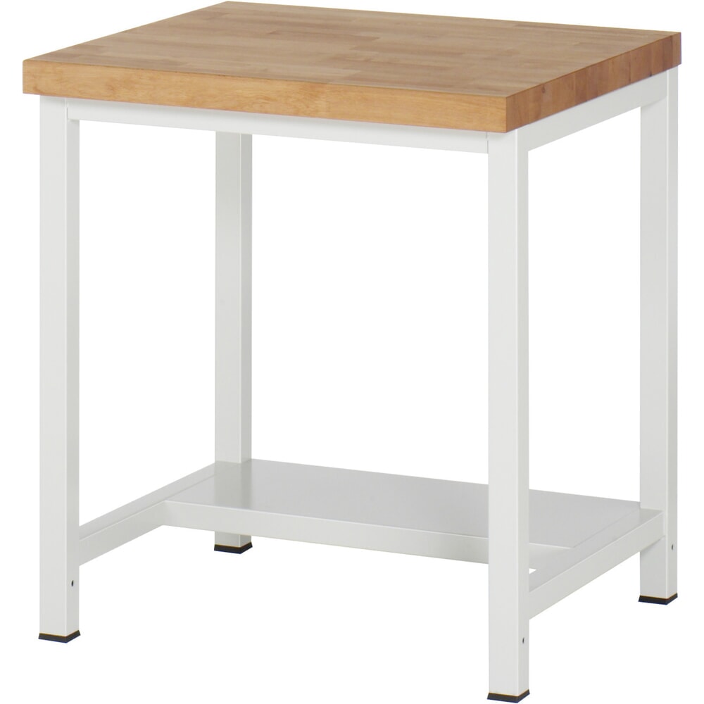 Illustration du produit: RAU établi pour charges lourdes série 8000, 1 tablette, profondeur 320 mm, H x l x P 840‑1 040 mm x 750 mm x 700 mm