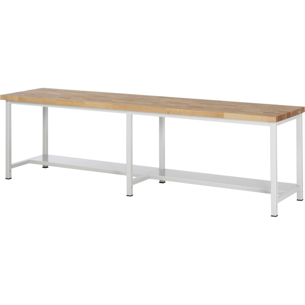 Illustration du produit: RAU établi pour charges lourdes série 8000, 1 tablette, profondeur 320 mm, H x l x P 840‑1 040 mm x 3000 mm x 900 mm