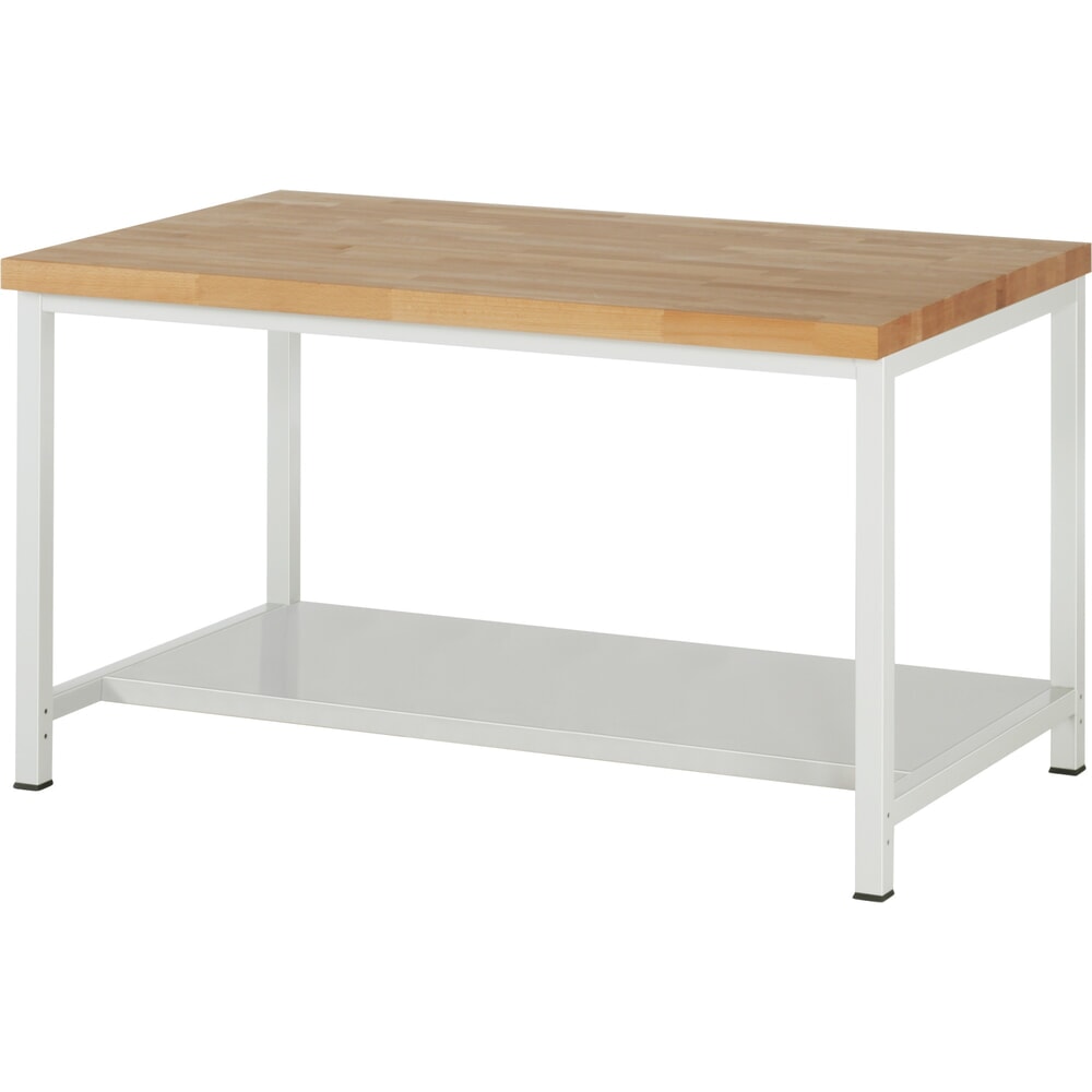 Illustration du produit: RAU établi pour charges lourdes série 8000, 1 tablette, profondeur 650 mm, H x l x P 840‑1 040 mm x 1500 mm x 900 mm