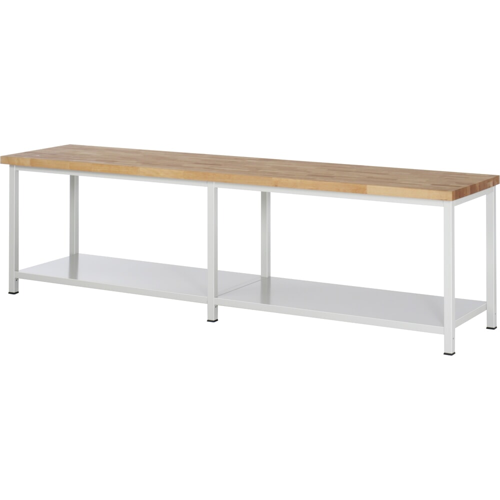 Illustration du produit: RAU établi pour charges lourdes série 8000, 1 tablette, profondeur 650 mm, H x l x P 840‑1 040 mm x 3000 mm x 700 mm