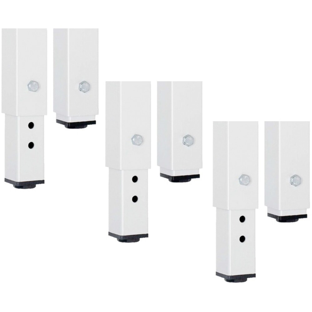 N° de l'image du produit 6 : RAU Établi série 8000, 2 caissons, HxlxP 840-1 040 x 2 500 x 700 mm, 4 tiroirs extractibles à 90 %