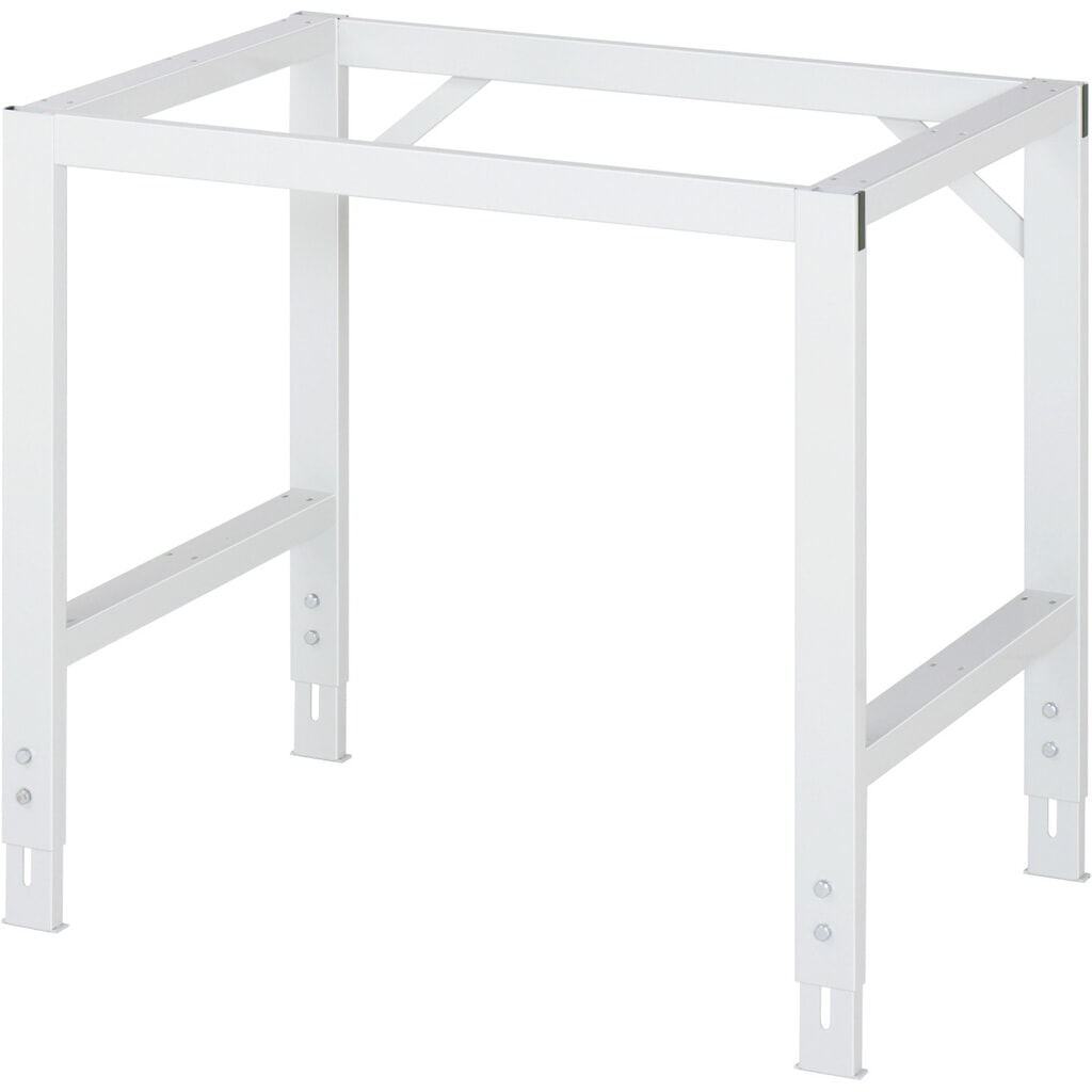 RAU Table pour poste de travail réglable en hauteur série TOM, HxlxP 760-1 080 x 1 000 x 800 mm, plan de travail recouvert de tôle d’acier N° de l'image du produit 2 : RAU Table pour poste de travail réglable en hauteur série TOM, HxlxP 760-1 080 x 1 000 x 800 mm, plan de travail recouvert de tôle d’acier