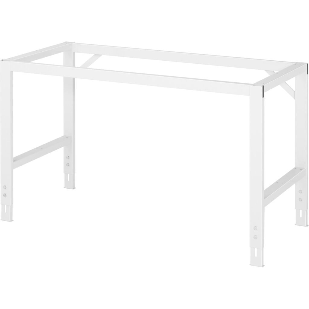 N° de l'image du produit 3 : RAU Table pour poste de travail réglable en hauteur série TOM, HxlxP 760-1 080 x 1 500 x 800 mm, plan de travail en tôle d’acier inoxydable