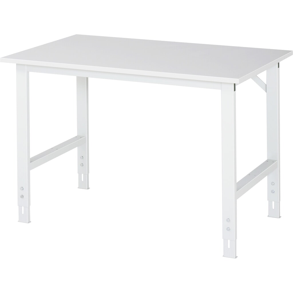RAU Table pour poste de travail réglable en hauteur série TOM, HxlxP 760-1 080 x 1 250 x 800 mm, plan de travail EGB mélaminé Illustration du produit: RAU Table pour poste de travail réglable en hauteur série TOM, HxlxP 760-1 080 x 1 250 x 800 mm, plan de travail EGB mélaminé