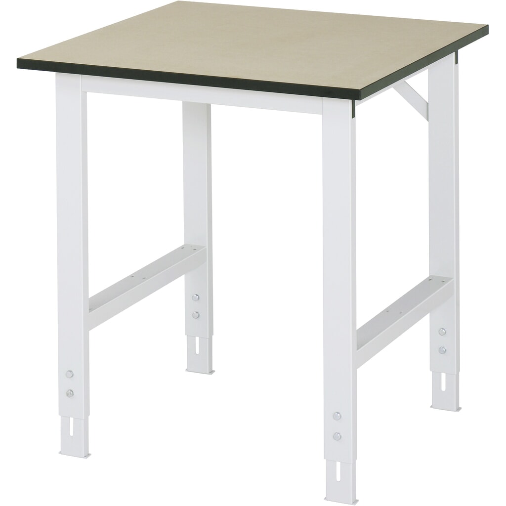 RAU Table pour poste de travail réglable en hauteur série TOM, HxlxP 760-1 080 x 750 x 800 mm, plan de travail MDF Illustration du produit: RAU Table pour poste de travail réglable en hauteur série TOM, HxlxP 760-1 080 x 750 x 800 mm, plan de travail MDF