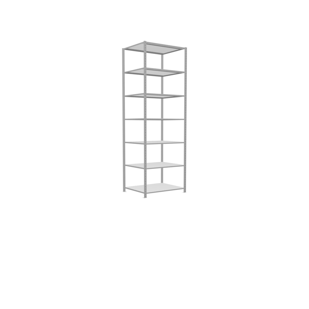 N° de l'image du produit 2 : SCHULTE Rayonnage à tablettes gris clair, charge par tablette 330 kg, HxlxP 3 000 x 1 060 x 836 mm