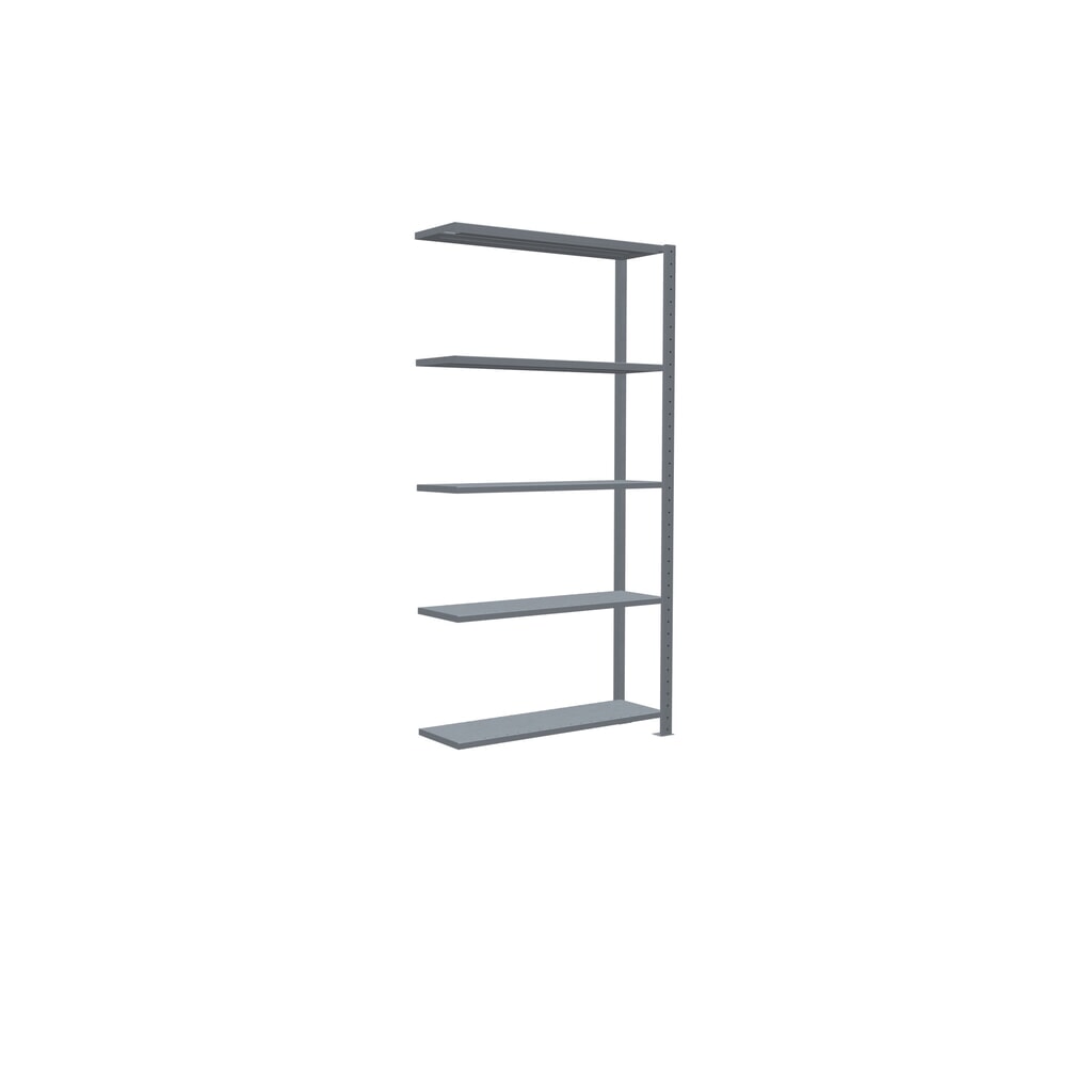 Rayonnage à tablettes SCHULTE, système enfichable, travée auxiliaire, CT 150 kg, galvanisé, H x l x P 2 000 x 1 000 x 300 mm N° de l'image du produit 5 : Rayonnage à tablettes SCHULTE, système enfichable, travée auxiliaire, CT 150 kg, galvanisé, H x l x P 2 000 x 1 000 x 300 mm