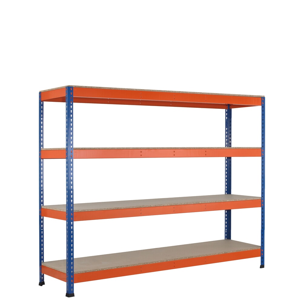 Illustration du produit: Rayonnage grande portée SCHULTE, avec panneaux agglomérés, module de base, H x l x P 1 981 x 1 536 x 469 mm