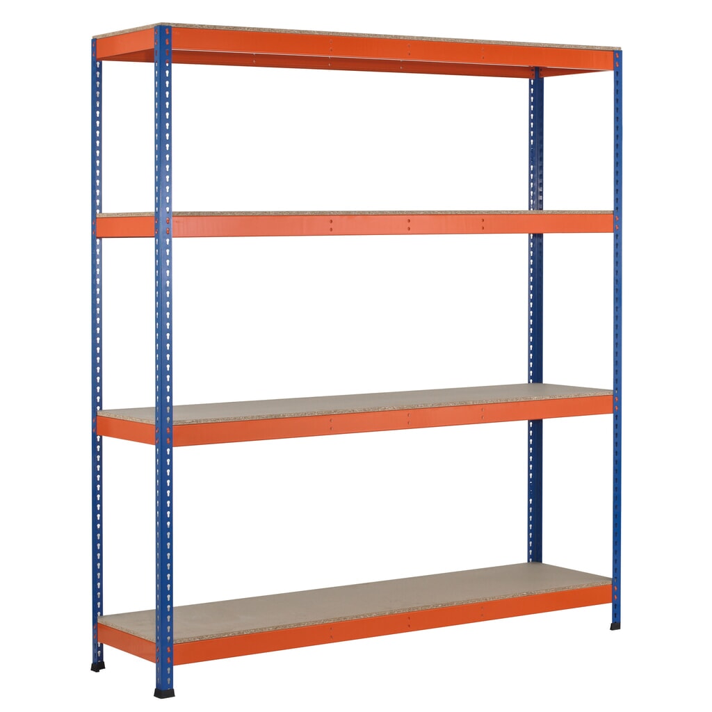 Rayonnage grande portée SCHULTE, avec panneaux agglomérés, module de base, H x l x P 3 048 x 1 536 x 469 mm Illustration du produit: Rayonnage grande portée SCHULTE, avec panneaux agglomérés, module de base, H x l x P 3 048 x 1 536 x 469 mm