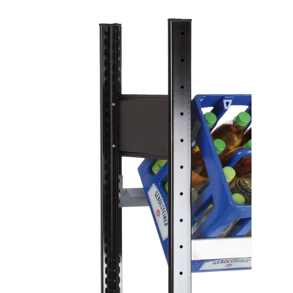 N° de l'image du produit 2 : Rayonnage pour cagettes à boissons SCHULTE, Hxl 1 800 x 400 mm