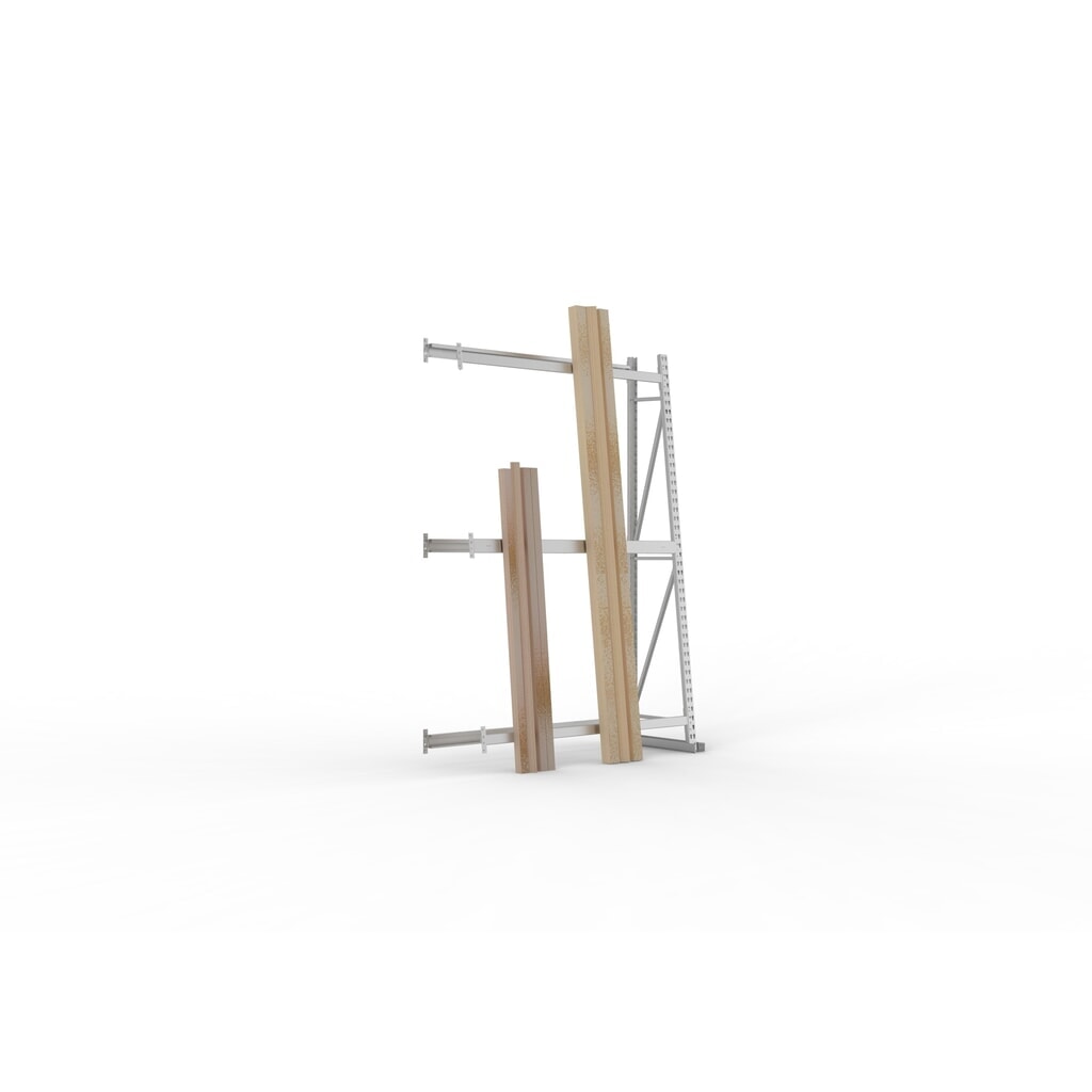 Illustration du produit: Rayonnage vertical META, unilatéral, TA, H x l x P 2 200 x 1 400 x 500 mm