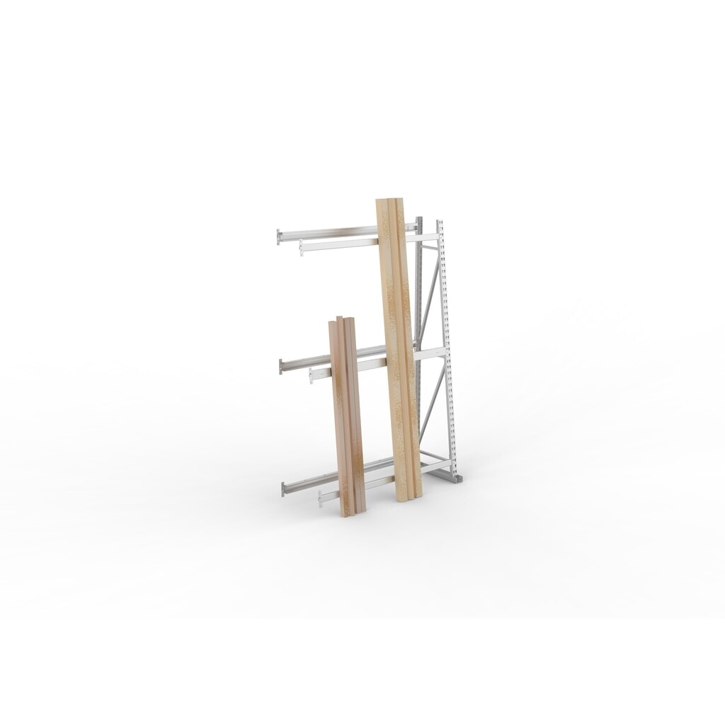 Rayonnage vertical META, unilatéral, TA, H x l x P 2 200 x 1 400 x 500 mm N° de l'image du produit 2 : Rayonnage vertical META, unilatéral, TA, H x l x P 2 200 x 1 400 x 500 mm