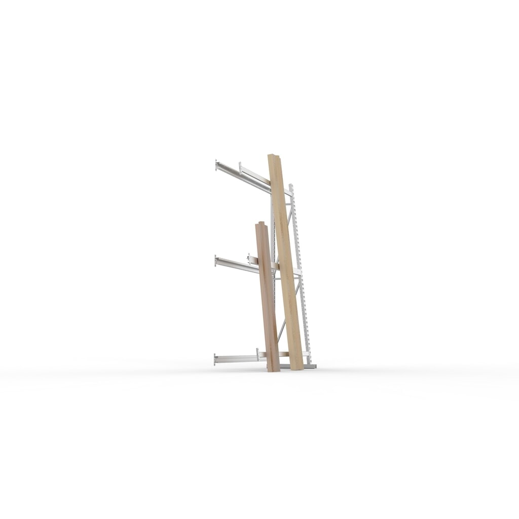 N° de l'image du produit 3 : Rayonnage vertical META, unilatéral, TA, H x l x P 2 200 x 1 400 x 500 mm