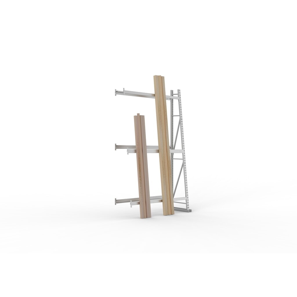 Illustration du produit: Rayonnage vertical META, unilatéral, TA, H x l x P 2 500 x 1 400 x 500 mm