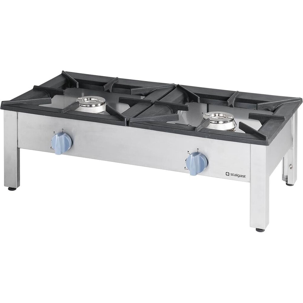 Réchaud à gaz Stalgast , deux feux TOP – G20, 1160 x 580 x 380 mm (L x P x H) Illustration du produit: Réchaud à gaz Stalgast , deux feux TOP – G20, 1160 x 580 x 380 mm (L x P x H)