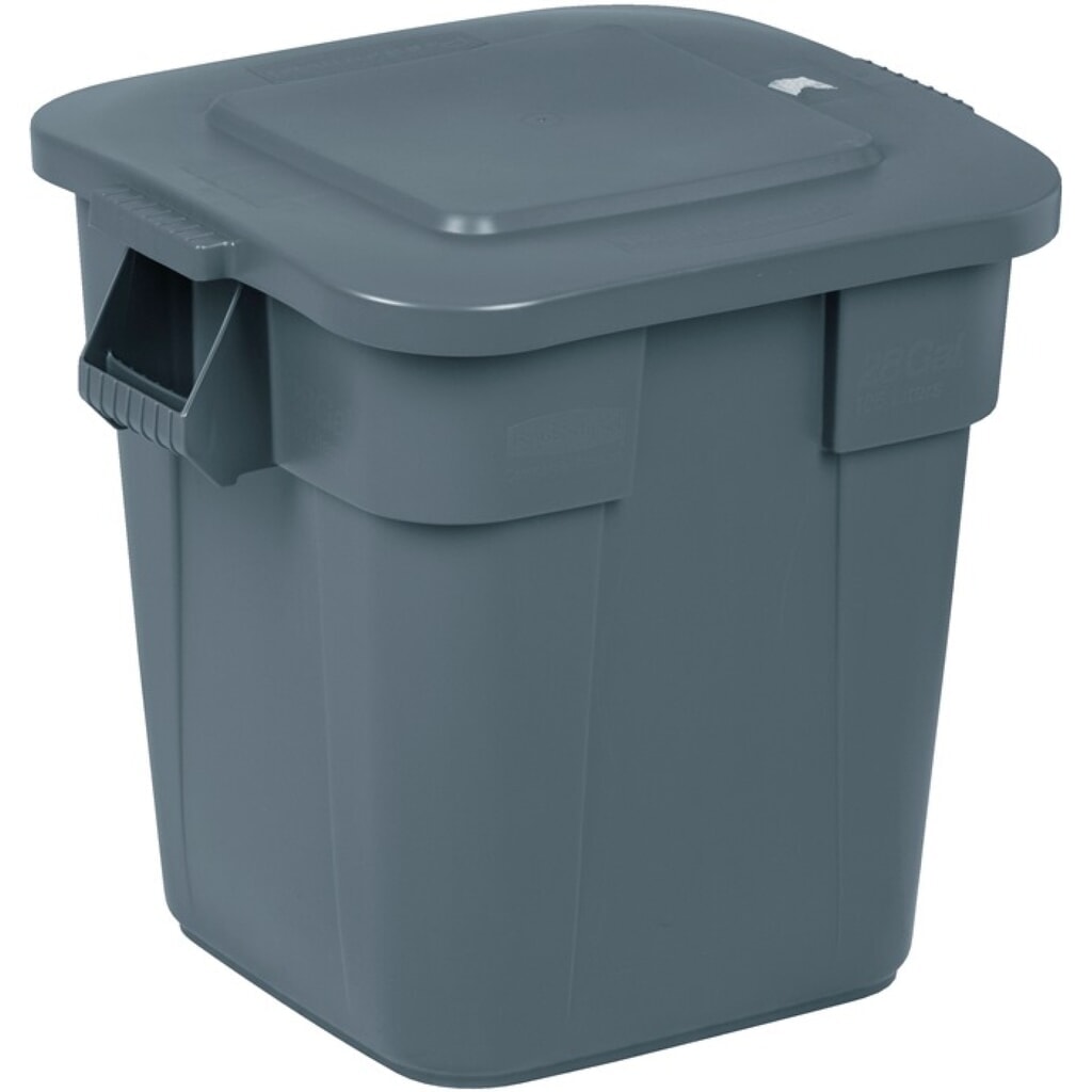 Conteneur polyvalent gris 105 l PE L545xl545xH570 mm RUBBERMAID Illustration du produit: Conteneur polyvalent gris 105 l PE L545xl545xH570 mm RUBBERMAID