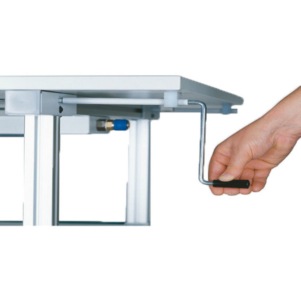 Illustration du produit: Réglage de la hauteur de table par manivelle Bedrunka+Hirth, kit pour montage ultérieur