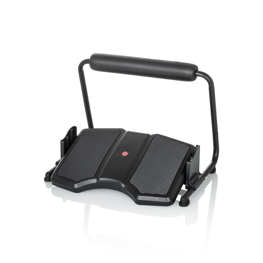 N° de l'image du produit 1 : Repose-pieds hjh OFFICE PODI F avec repose-jambes plastique, noir