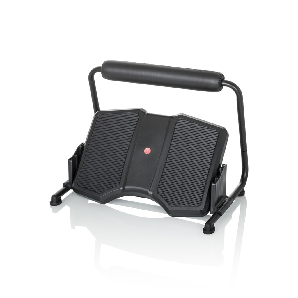 Repose-pieds hjh OFFICE PODI F avec repose-jambes plastique, noir N° de l'image du produit 3 : Repose-pieds hjh OFFICE PODI F avec repose-jambes plastique, noir