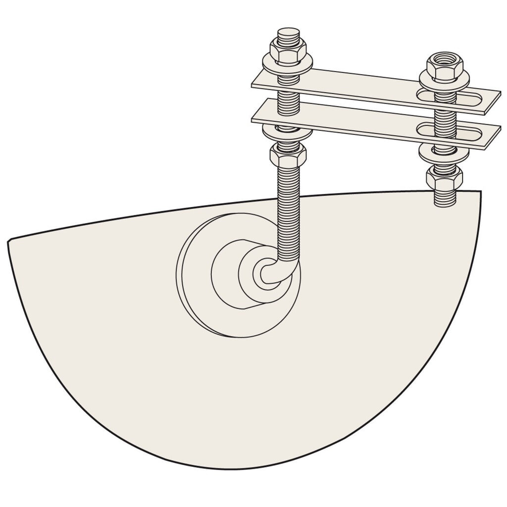 N° de l'image du produit 2 : Rétroviseur Vialux®, pour chariot élévateur, H x l x P 128 x 258 x 39 mm, Polymir®